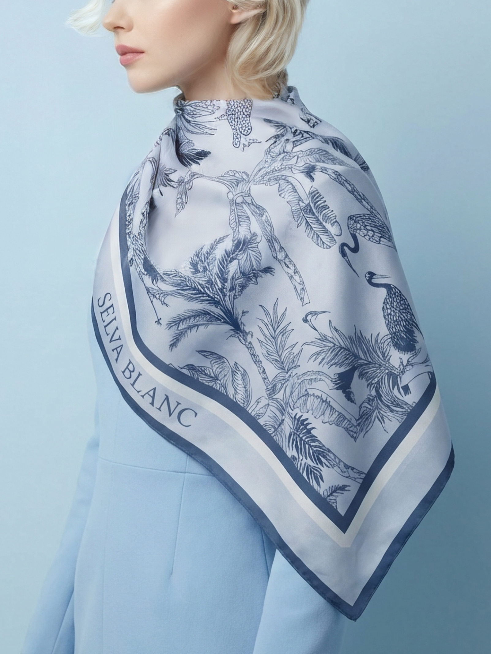 The Mistral Scarf —Toile de Jungle