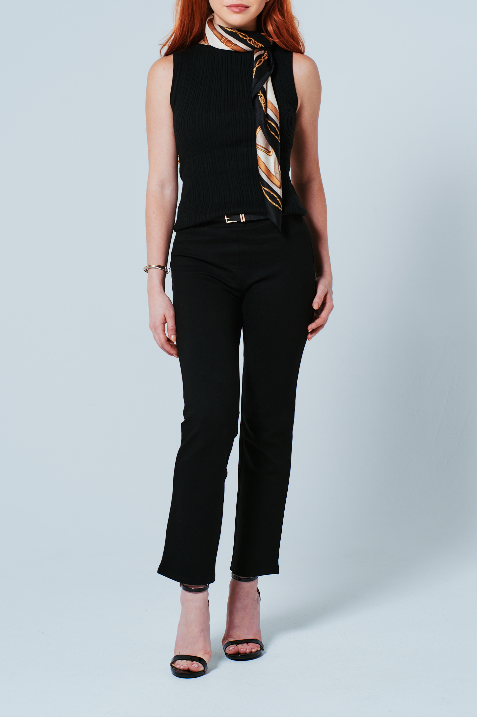 The Livia Ponte Pant –Noir │ Petite