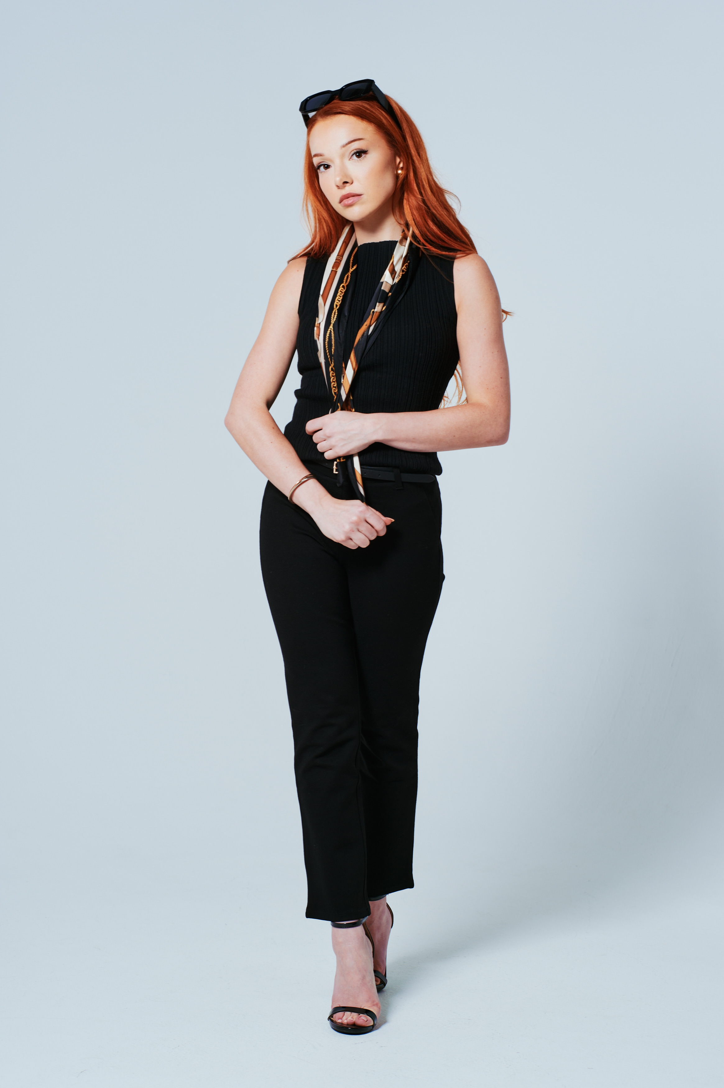 The Sylvie Cashmere Blend Top –Noir │ Petite